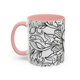 Heart Scan Accent Coffee Mug (15oz)