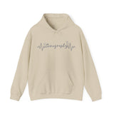 Sonography EKG Probe/Heart Unisex Heavy Blend™ Hooded Sweatshirt