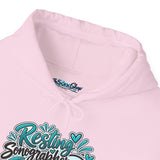Resting Sonographer Face (R.S.F.) Unisex Heavy Blend™ Hooded Sweatshirt