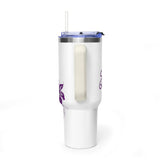Sonographer Floral Vacuum Thermal Tumbler, 40oz