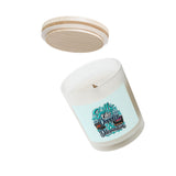 Smells Like Doppler & Determination Frosted Glass Candle