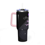 Personalized Sonographer Sparkle Vacuum Thermal Tumbler, 40oz