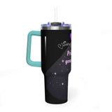 Personalized Sonographer Sparkle Vacuum Thermal Tumbler, 40oz