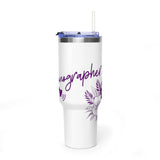 Sonographer Floral Vacuum Thermal Tumbler, 40oz