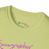 Sonographer Flowers Unisex Softstyle T-Shirt