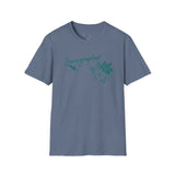 Sonographer Flowers Unisex Softstyle T-Shirt