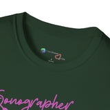 Sonographer Flowers Unisex Softstyle T-Shirt