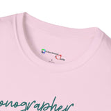 Sonographer Flowers Unisex Softstyle T-Shirt