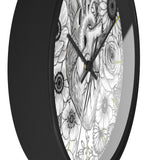 Botanical Heart Wall Clock
