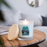 Smells Like Doppler & Determination Frosted Glass Candle