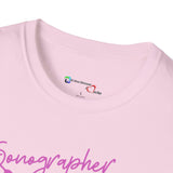 Sonographer Flowers Unisex Softstyle T-Shirt