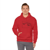 Sonographer Square Unisex Heavy Blend™ Hooded Sweatshirt
