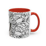 Heart Scan Accent Coffee Mug (15oz)