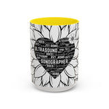 Sonographer Heart Accent Coffee Mug (11, 15oz)