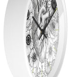 Botanical Heart Wall Clock