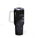 Personalized Sonographer Sparkle Vacuum Thermal Tumbler, 40oz