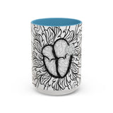 Heart Scan Accent Coffee Mug (15oz)