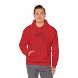 Sonographer Square Unisex Heavy Blend™ Hooded Sweatshirt