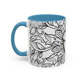Heart Scan Accent Coffee Mug (15oz)