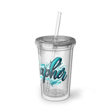 Sonographer 16 oz Insulated Tumbler with Straw