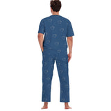 Sonographer Heart Scrub Set | V-Neck Medical Scrubs