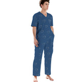 Sonographer Heart Scrub Set | V-Neck Medical Scrubs