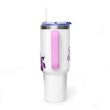 Sonographer Floral Vacuum Thermal Tumbler, 40oz