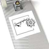 Sonographer Square Stickers