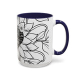 Sonographer Heart Accent Coffee Mug (11, 15oz)