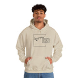 Sonographer Square Unisex Heavy Blend™ Hooded Sweatshirt