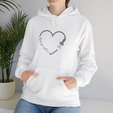 Sonographer Heart Unisex Heavy Blend™ Hooded Sweatshirt