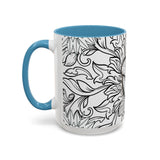 Heart Scan Accent Coffee Mug (15oz)
