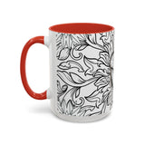 Heart Scan Accent Coffee Mug (15oz)