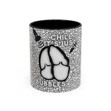 Chill It's Just Bubbles Accent Coffee Mug (11, 15oz)