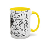 Sonographer Heart Accent Coffee Mug (11, 15oz)