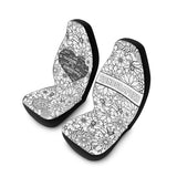 Sonographer Heart Polyester Car Seat Covers