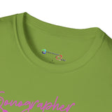 Sonographer Flowers Unisex Softstyle T-Shirt