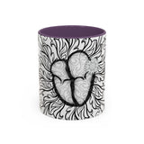 Heart Scan Accent Coffee Mug (15oz)