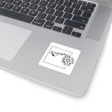Sonographer Square Stickers