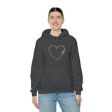 Sonographer Heart Unisex Heavy Blend™ Hooded Sweatshirt
