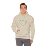 Sonographer Heart Unisex Heavy Blend™ Hooded Sweatshirt