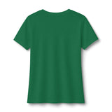 RDCS Floral Script Women's V-Neck Tee