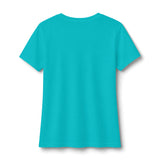 RDCS Floral Script Women's V-Neck Tee