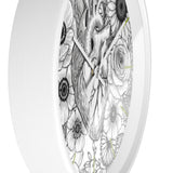 Botanical Heart Wall Clock
