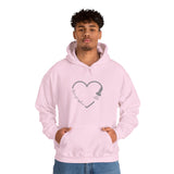 Sonographer Heart Unisex Heavy Blend™ Hooded Sweatshirt