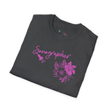 Sonographer Flowers Unisex Softstyle T-Shirt