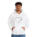 Sonographer Heart Unisex Heavy Blend™ Hooded Sweatshirt