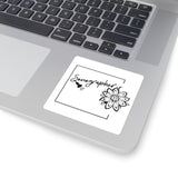 Sonographer Square Stickers