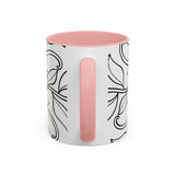 Sonographer Heart Accent Coffee Mug (11, 15oz)