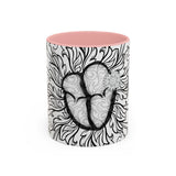 Heart Scan Accent Coffee Mug (15oz)